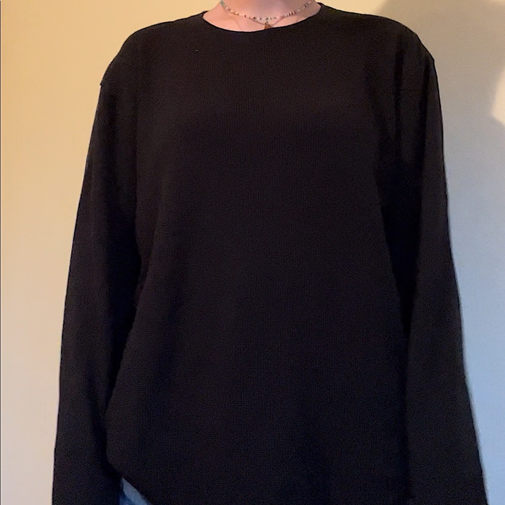 Calvin Klein black thin long sleeve :)